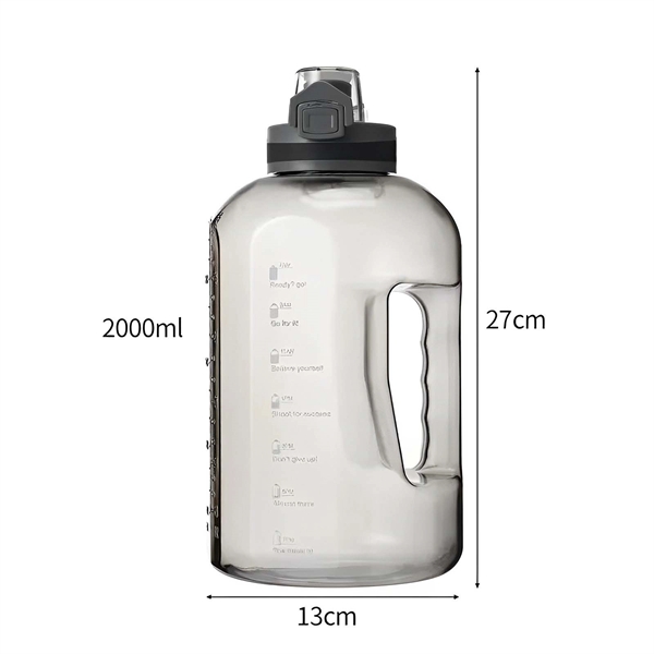 Half Gallon 2.2L Sports Water Bottle