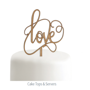 Cake Tops & Servers